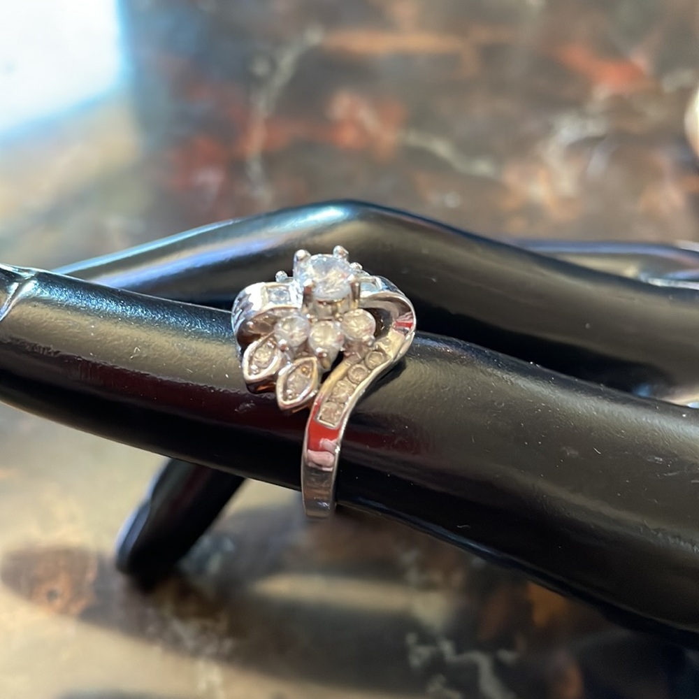 💥 Sterling silver diamond ring